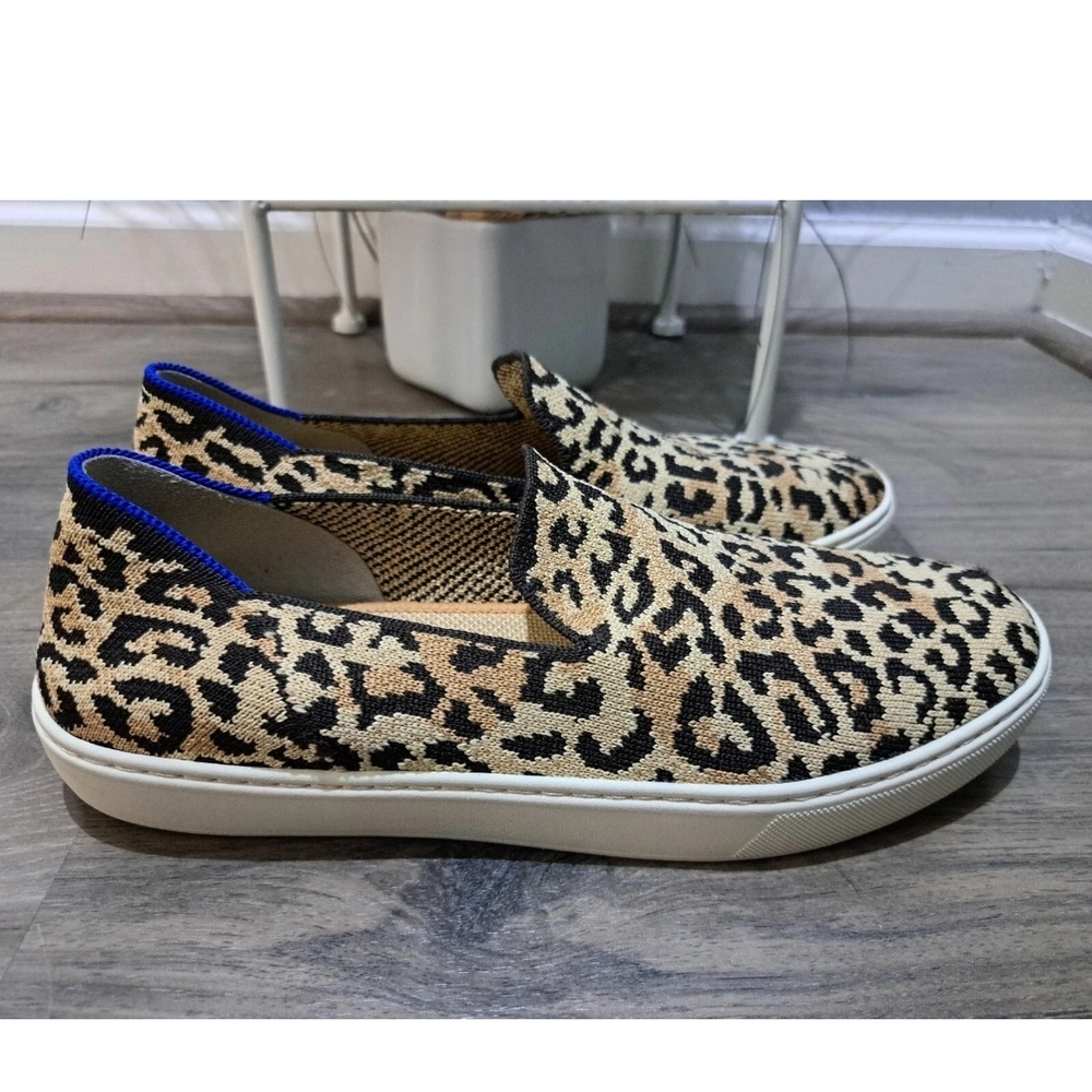 Rothy's Men's Leopard Print Slip-Ons - Picture 3 of 8